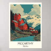 McCarthy Alaska Historic Copper Town Poster (Voorkant)