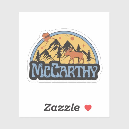 McCarthy, Alaska Sticker (Vel)