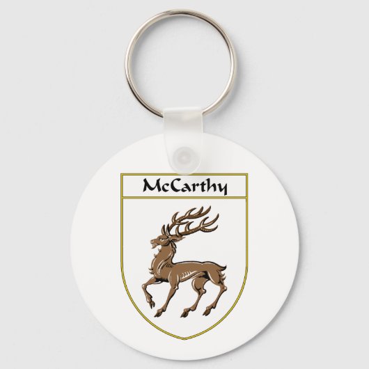 McCarthy Coat of Arms/Family Crest Sleutelhanger (Voorkant)