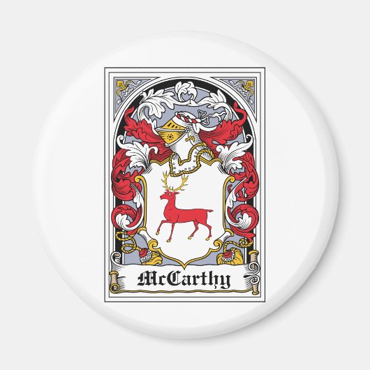 McCarthy Family Crest Magneet (Voorkant)