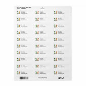 McCarthy Irish Skull Etiket (Full Sheet)
