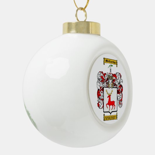 McCarthy Keramische Bal Ornament (Links)