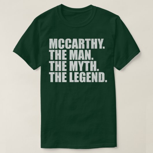 McCarthyMccarthy Achternaam McCarthy Achternaam Mc T-shirt (Design voorkant)