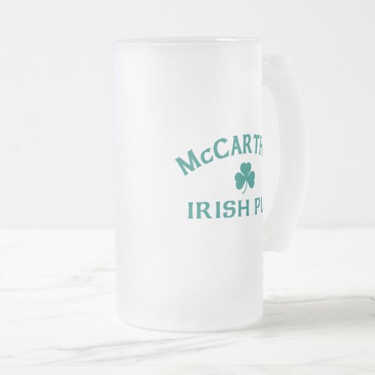 McCarthy's Irish Pub Matglas Bierpul (Voorkant rechts)