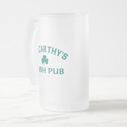 McCarthy's Irish Pub Matglas Bierpul (Voorkant links)