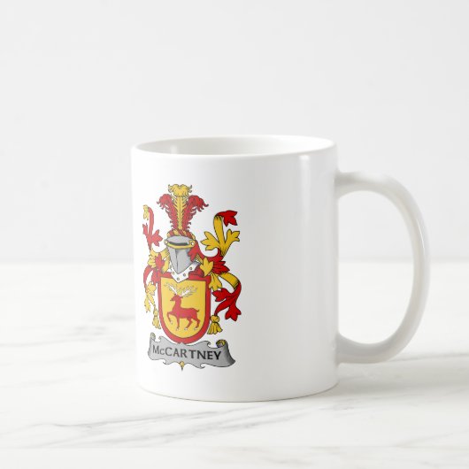 McCartney Family Crest Koffiemok (Rechts)