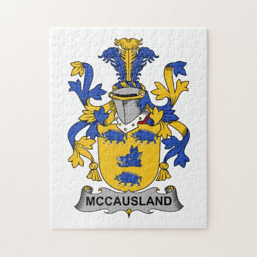 McCausland Family Crest Legpuzzel (Verticaal)