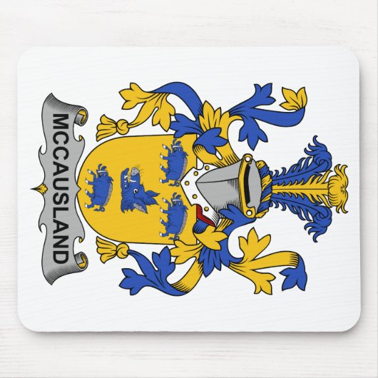 McCausland Family Crest Muismat (Voorkant)