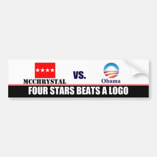 McChrystal vs. Obama Bumpersticker