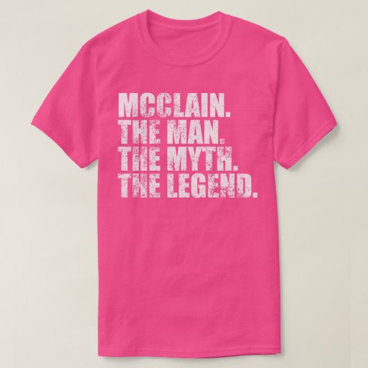 McclainMcclain Achternaam Mcclain laatste Naam Mcc T-shirt (Design voorkant)