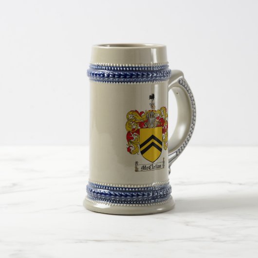 McClellan Coat of Arms Stein / McClellan Stein Bierpul (Voorkant rechts)