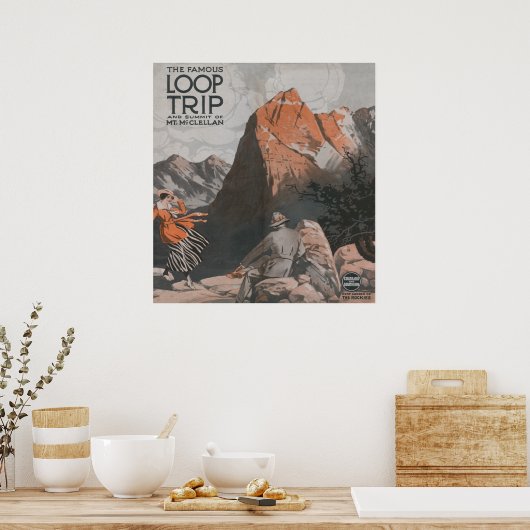 McClellan en Loop Travel Poster (Keuken)