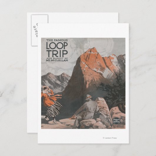 McClellan en Loop Travel Poster Briefkaart (Voorkant / Achterkant)