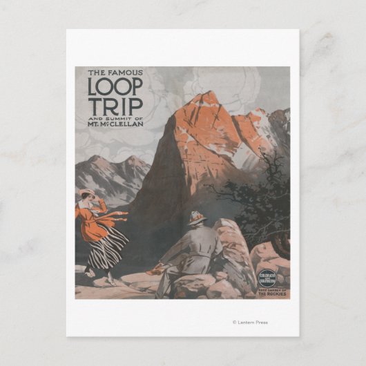McClellan en Loop Travel Poster Briefkaart (Voorkant)