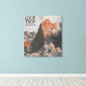McClellan en Loop Travel Poster Canvas Afdruk (Insitu (Houten vloer))