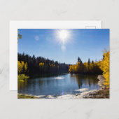 McClellan Lake in oktober Briefkaart (Voorkant / Achterkant)