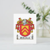 McClelland Family Crest Briefkaart (Staand voorkant)