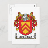 McClelland Family Crest Briefkaart (Voorkant / Achterkant)