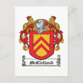McClelland Family Crest Briefkaart (Voorkant)
