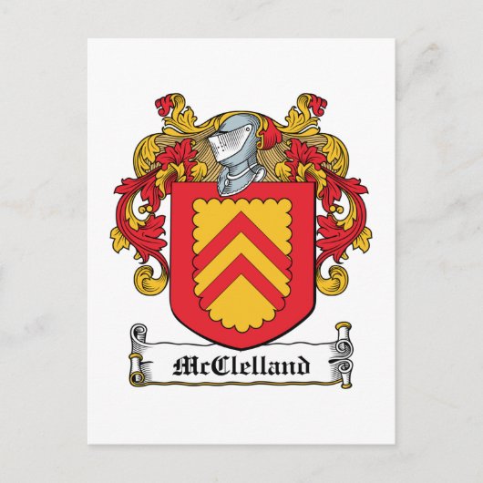 McClelland Family Crest Briefkaart (Voorkant)