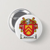 McClelland Family Crest Ronde Button 5,7 Cm (Voorkant /achterkant)