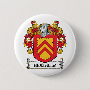 McClelland Family Crest Ronde Button 5,7 Cm