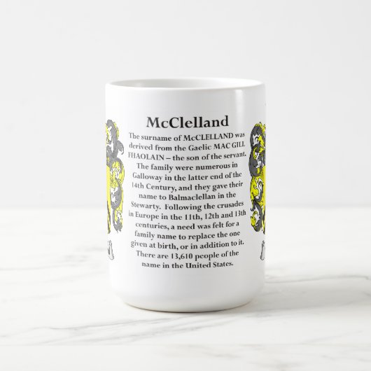 McClelland - Gezinsbekleding van wapens Koffiemok (Center)