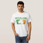 Mcclelland Surname Clover T-shirt (Voorkant volledig)