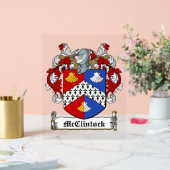 McClintock Family Crest Acryl Bord (Huwelijk)