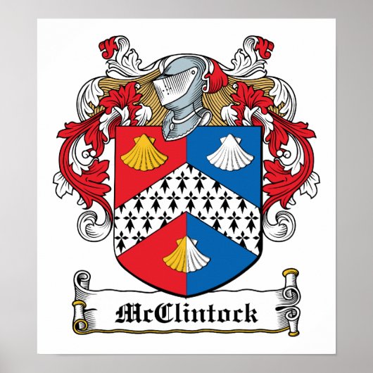 McClintock Family Crest Poster (Voorkant)