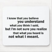 McCloskey over Begrijpen Muismat (Voorkant)