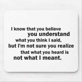 McCloskey over Begrijpen Muismat