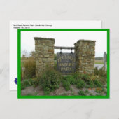 McCloud Natuur Park Hendricks County Indiana okt 2 Briefkaart (Voorkant / Achterkant)