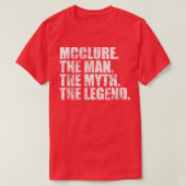 McClure Achternaam McClure Achternaam McClure T-shirt (Design voorkant)
