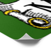 McClure Coat of Arms Irish Flag Print (Hoek)