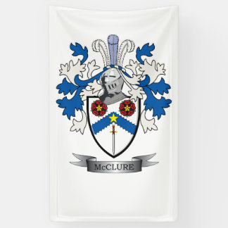McClure Family Crest Coat of Arms Spandoek