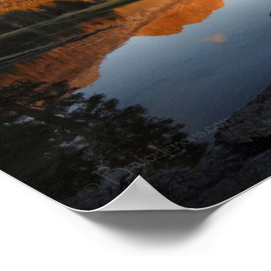 McClure Meadow Sunset Alpenglow - John Muir Trail Poster (Hoek)