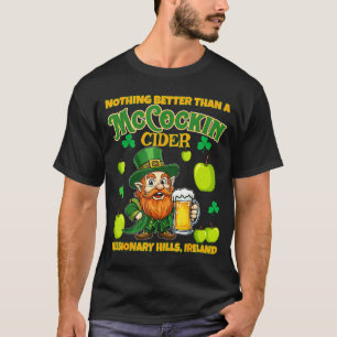 Mccockin cider mccain grappige St. Patrick's dag h T-shirt