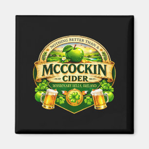 Mccockin cider mccain grappige St. Patrick's Day-h Magneet