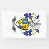 McConnell Family Crest Coat of Arms Spandoek (Horizontaal)