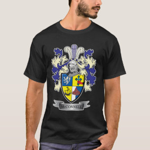 McConnell Family Crest Coat of Arms T-shirt