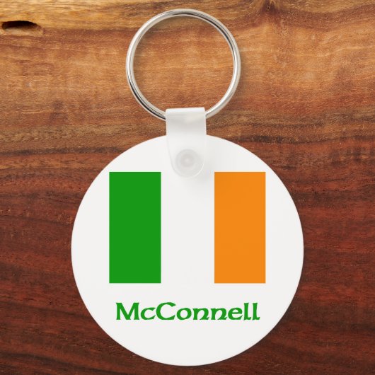 McConnell Irish Flag Sleutelhanger (Voorkant)