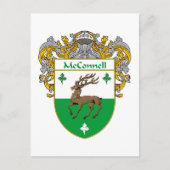 McConnell-wapenschild (bemand) Briefkaart (Voorkant)