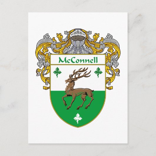 McConnell-wapenschild (bemand) Briefkaart (Voorkant)