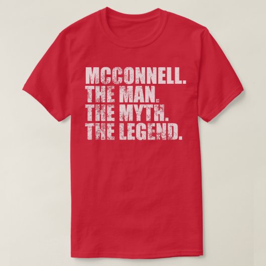 McconnellMcconnell Achternaam Mcconnell T-shirt (Design voorkant)