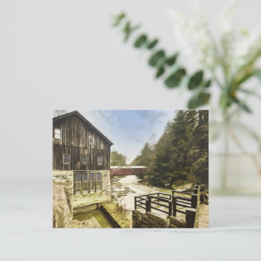 MCCONNELLS MILL STATE PARK - PENNSYLVANIA USA BRIEFKAART (Staand voorkant)