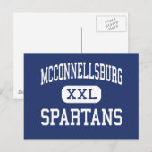 McConnellsburg - Spartans - High - McConnellsburg Briefkaart (Voorkant / Achterkant)