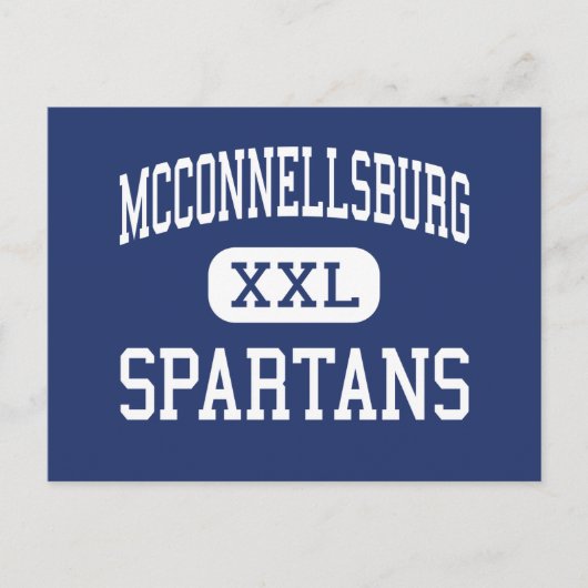 McConnellsburg - Spartans - High - McConnellsburg Briefkaart (Voorkant)