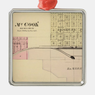 McCook, Nebraska Metalen Ornament