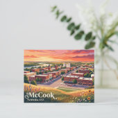 McCook, Nebraska, VS Briefkaart (Staand voorkant)